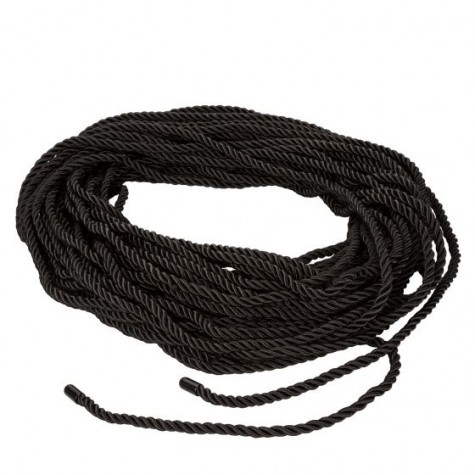 Черная веревка для шибари BDSM Rope - 30 м.